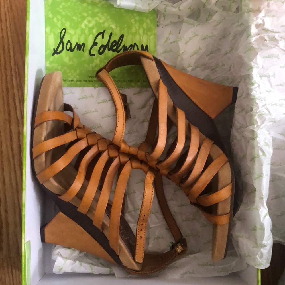 Sam Edelman Saville Curry Dip Dye Sandals - Picture 2 of 6